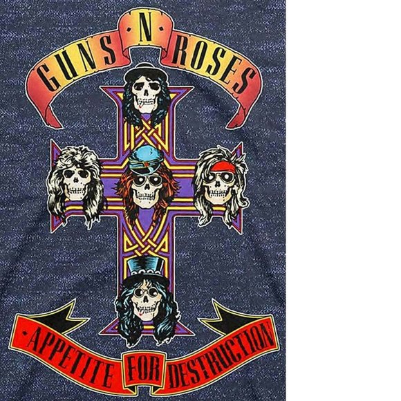 Guns N' Roses Appetite for Destruction metal rock Official T-Shirt M NWT - Picture 1 of 2